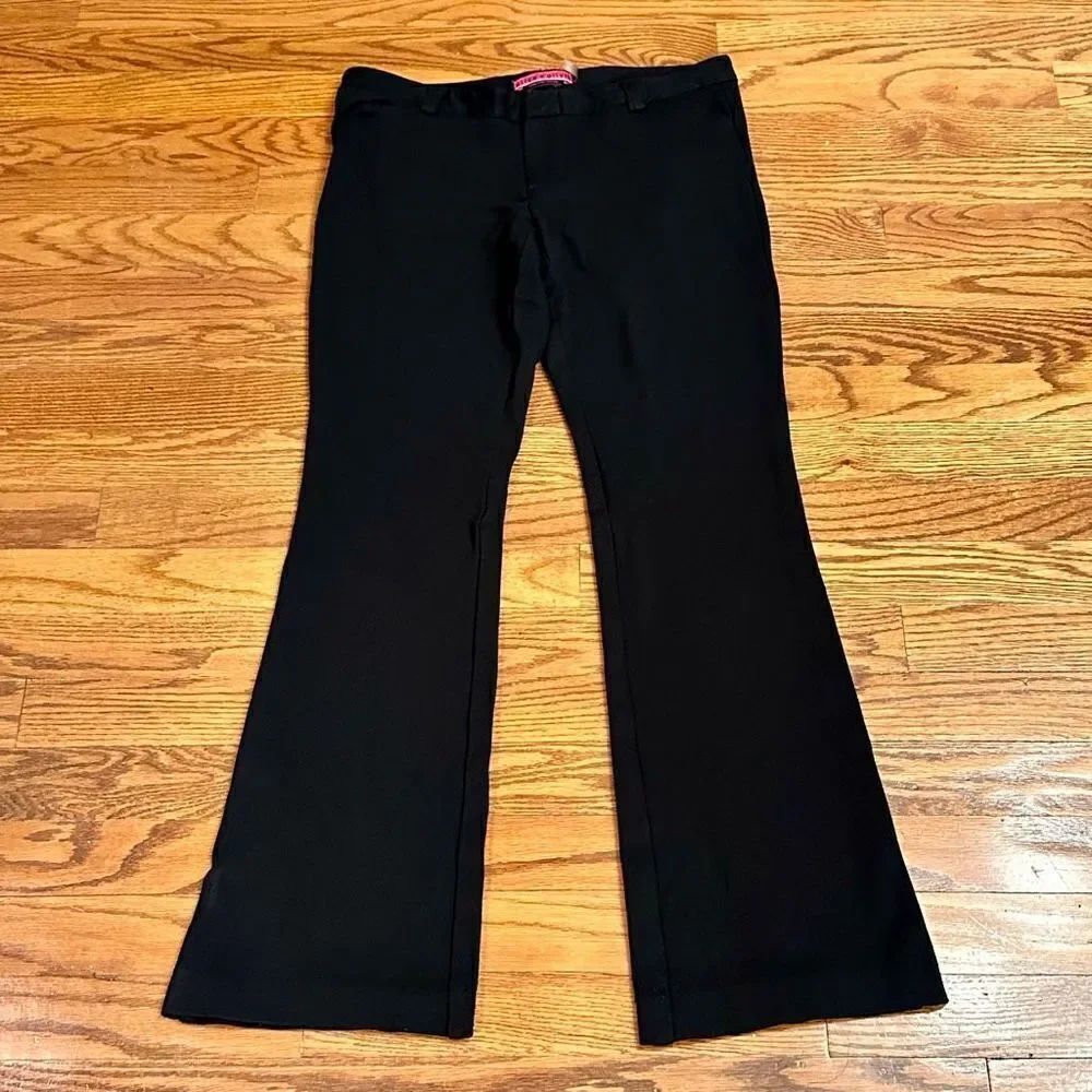 Alice + Olivia Bootcut Black Trousers